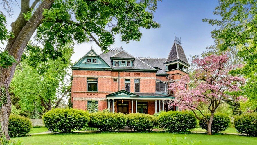 Restored Victorian home in Boise's East End with garden and river nearby
